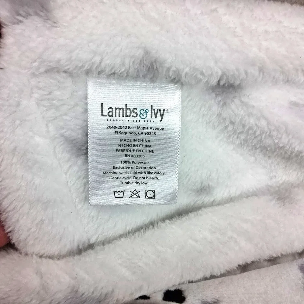 Lambs & Ivy white gray